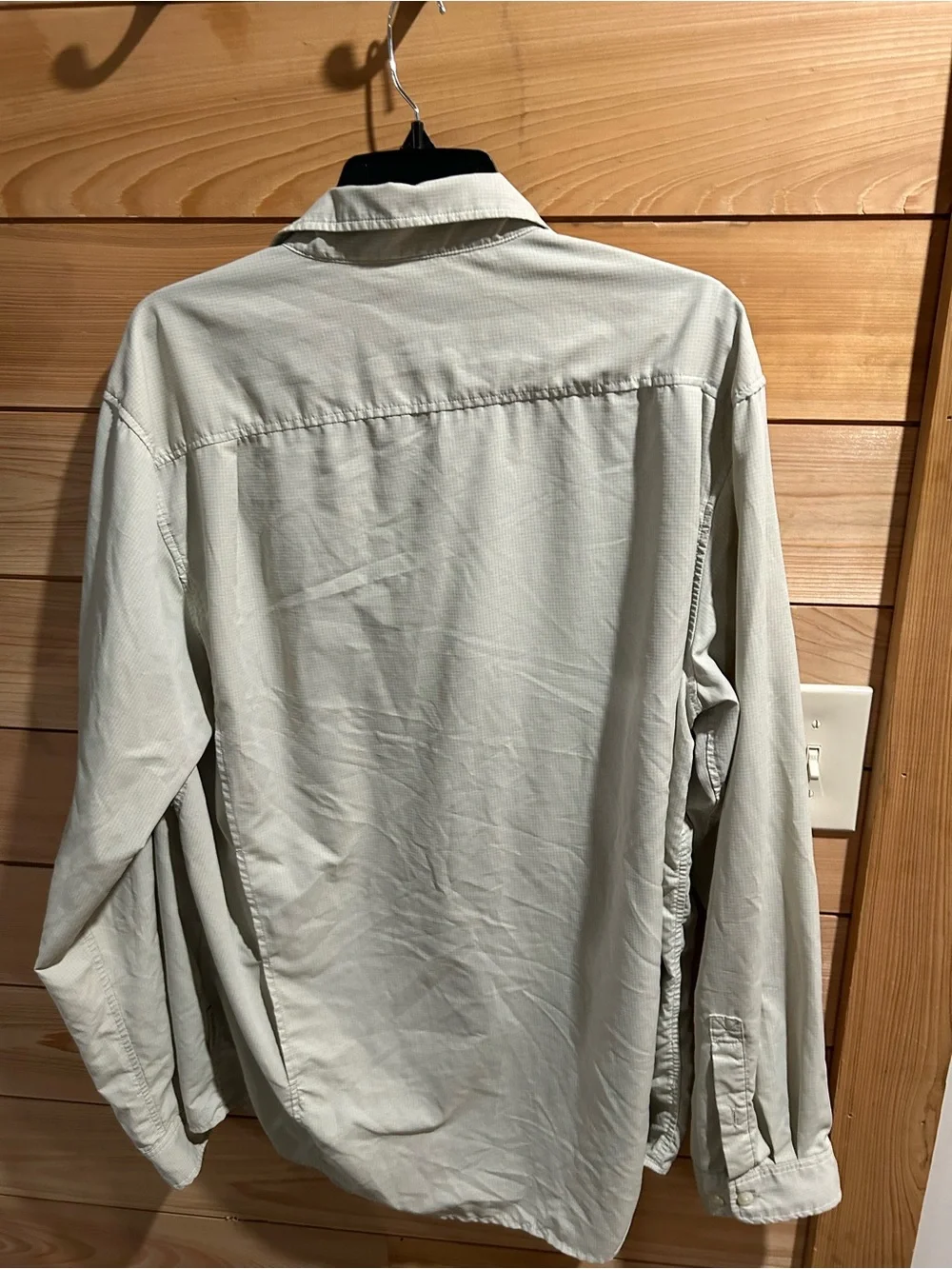 Exofficio Men's Light Beige Lightweight Shirt Jacket